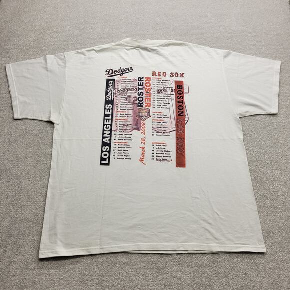 Los Angeles Dodgers 2008 LA Coliseum Exhibition Vintage T Shirt Men's Size XXL - Picture 2 of 6
